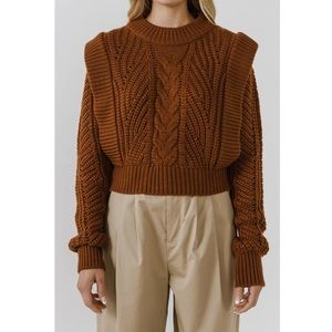 English Factory Ruffle Sweater